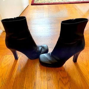 Guess leather boots.